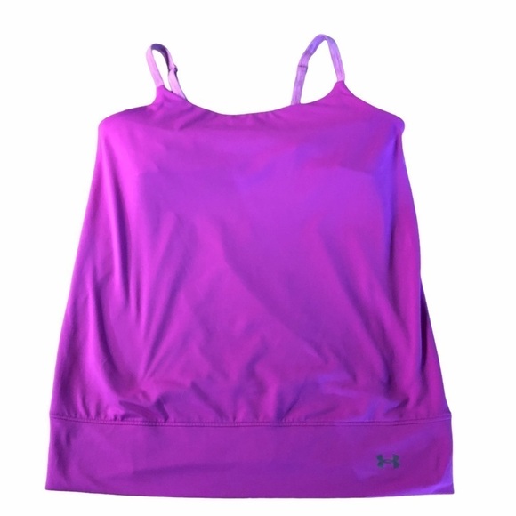 UNDER ARMOUR - WOMENS PINK ATHLETIC TOP EST SZ MED - Picture 1 of 6